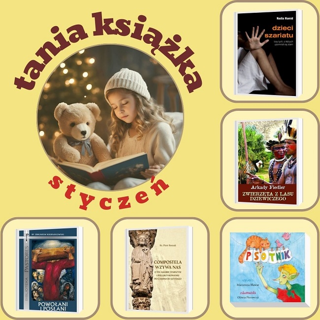Grafika dotycząca oferty promocyjnej książek w cenie 10 zł